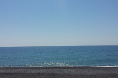 Spiaggia nel primo pomeriggio del 25 aprile 2017