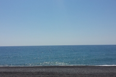 Spiaggia nel primo pomeriggio del 25 aprile 2017